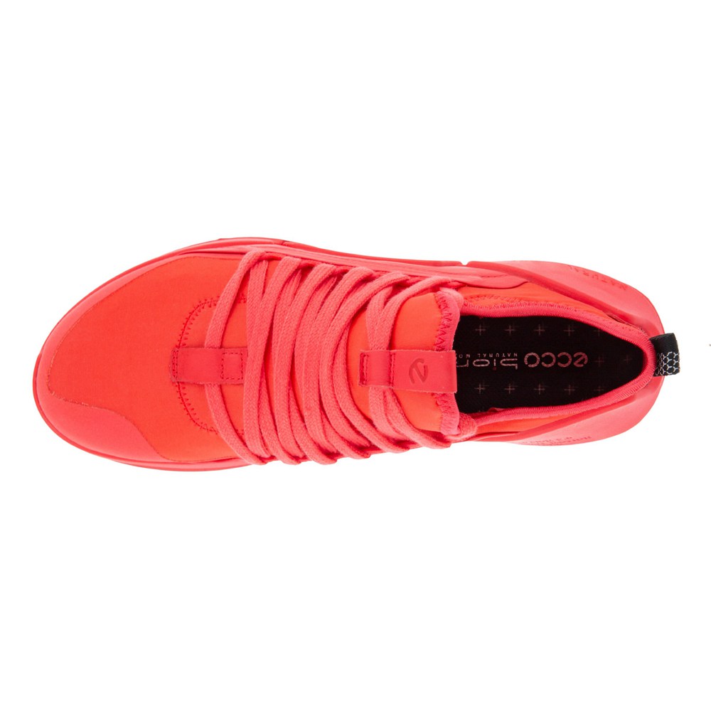 Womens Sneakers - ECCO Biom 2.0 Low Tex - Red - 4065QLROY